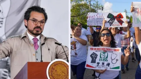 IMSS ofrece incremento salarial del 8%; trabajadores lo rechazan
